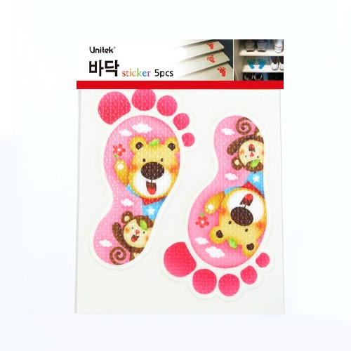 스티커몰 발바닥(5쌍) 짝꿍곰 F-167