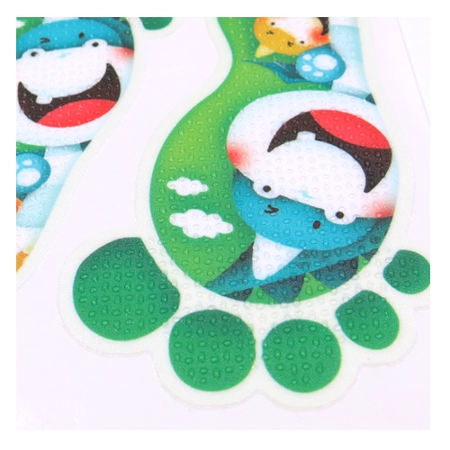 스티커몰 발바닥(5쌍) 짝꿍공룡 F-168