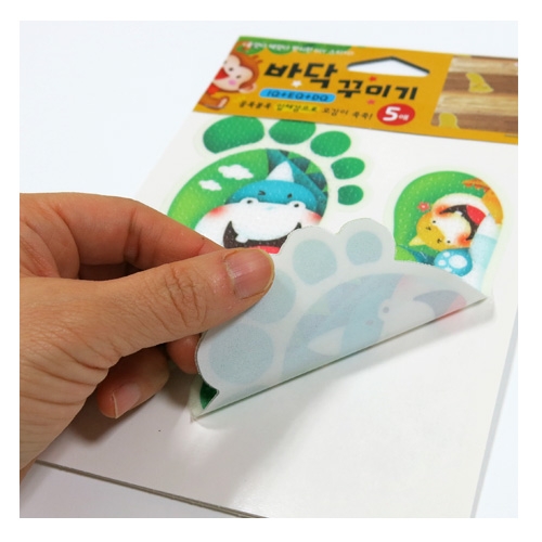 스티커몰 발바닥(5쌍) 짝꿍공룡 F-168