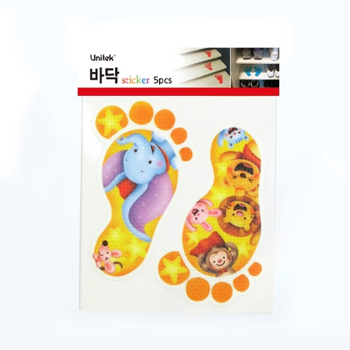 스티커몰 발바닥(5쌍) 아기코끼리 F-172