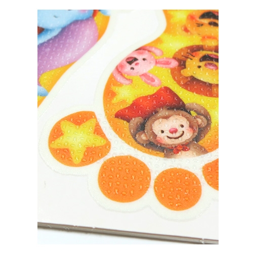 스티커몰 발바닥(5쌍) 아기코끼리 F-172