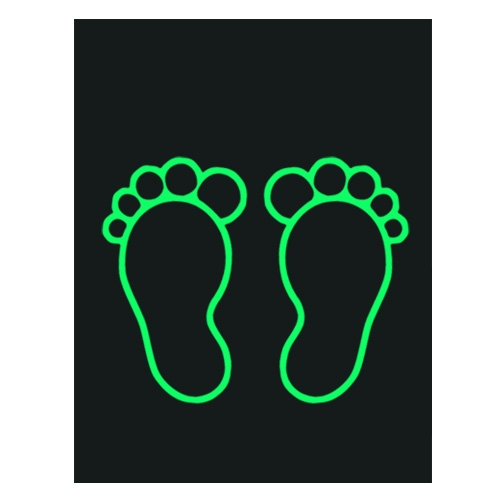 스티커몰 발바닥(5쌍) 아기코끼리 F-172