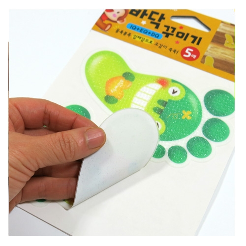 스티커몰 발바닥(5쌍) 동물2공룡 F-177