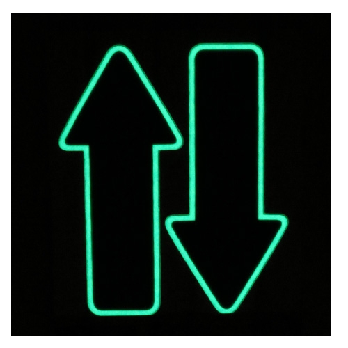 스티커몰 화살표[5매] 초록 F-261