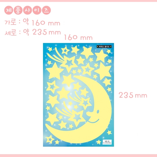 환타스틱스 야광별 별똥별 NS-19