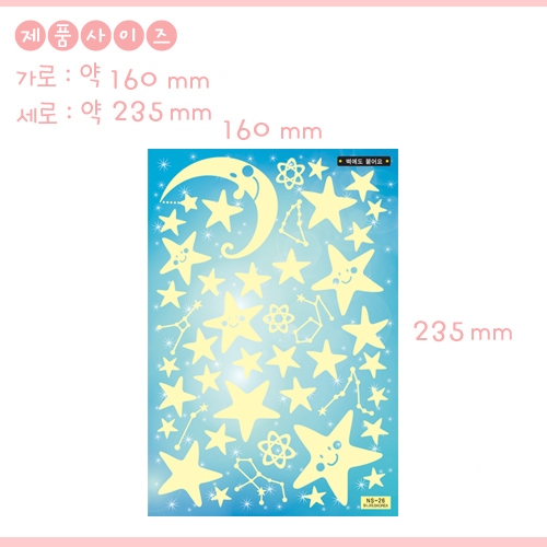 환타스틱스 야광별 아기별자리 여행 NS-26