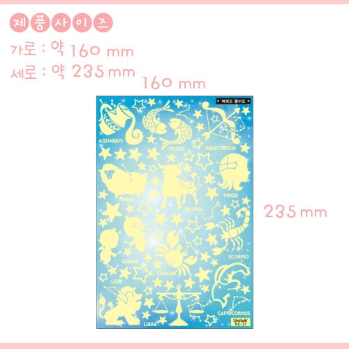 환타스틱스 야광별 별자리 성좌 NS-31