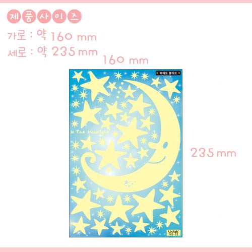 환타스틱스 야광별 미소 달별 NS-33