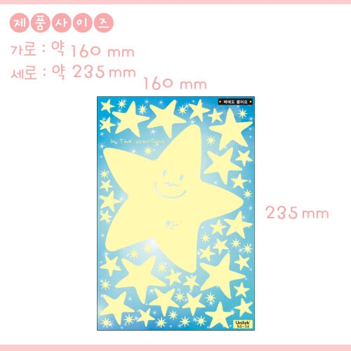 환타스틱스 야광별 불가사리 별 NS-34