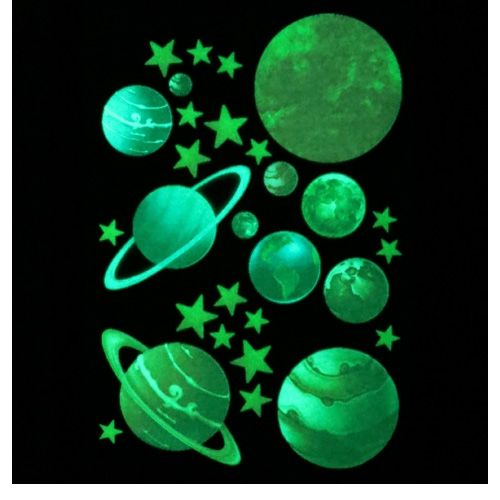 스티커몰 야광별 우주에서 놀자 NS-46