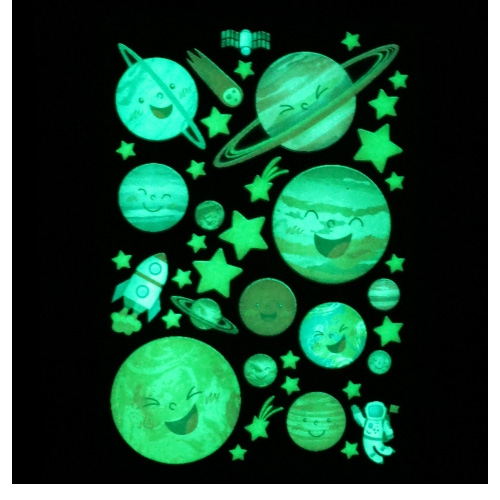 스티커몰 야광별 행성친구들 NS-47
