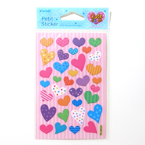 스티커몰 쁘띠스티커 하트콩콩 PS-22003