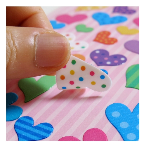 스티커몰 쁘띠스티커 하트콩콩 PS-22003