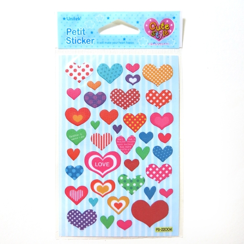 스티커몰 쁘띠스티커 하트러브 PS-22004