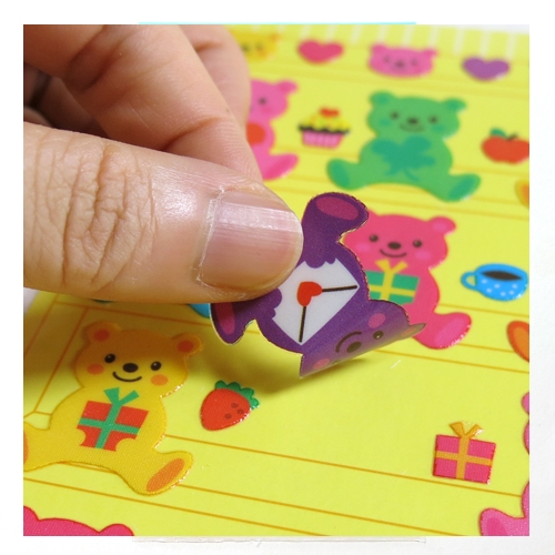 스티커몰 쁘띠스티커 내친구테디베어 PS-22017