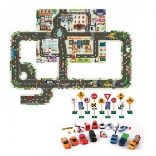 [두손] 도로도시퍼즐(자이언트) 자동차세트