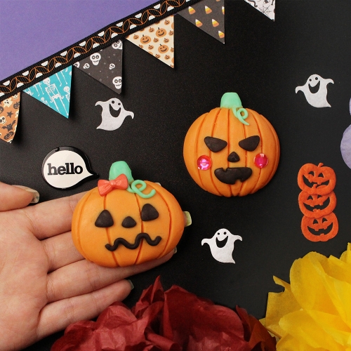 할로윈 호박 클레이 비누 5set