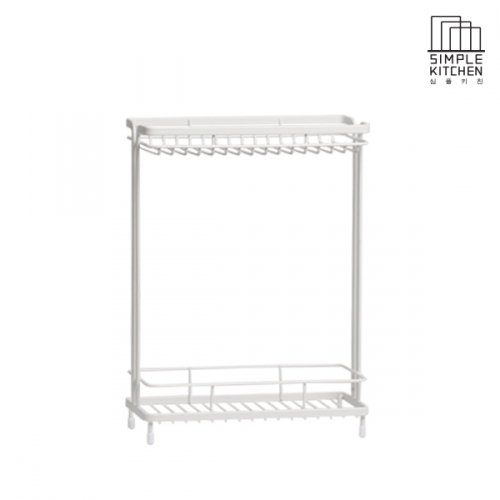 심플키친 2단 조미료 정리 랙 (SK-047)
