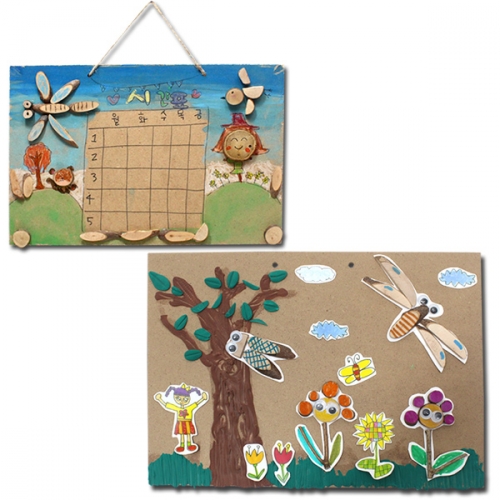 나무공작_숲속 풍경 만들기