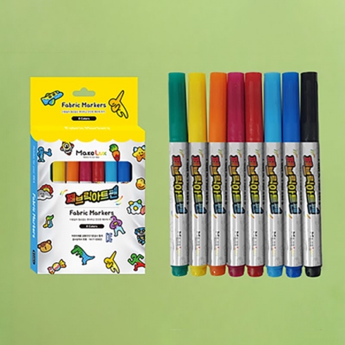 그리기 색칠하기 원단 그리기 패브릭 아트 펜 세트 8색