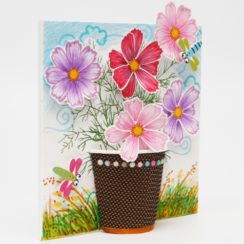 코스모스 입체액자(2인용)