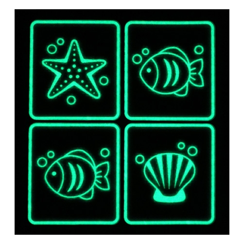 (환타스틱스)투명논슬립(1매) 물고기와조개 DIY-15401