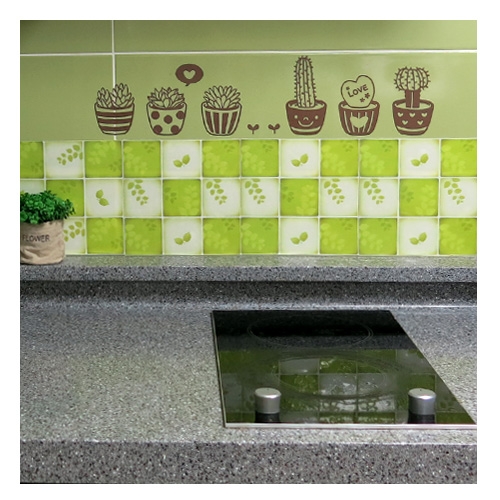 스티커몰 그래픽타일(4매) 벽돌3 CSGT-17