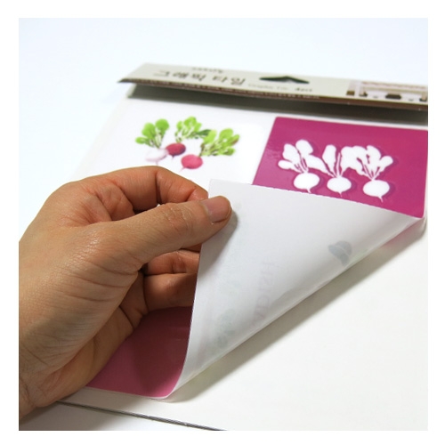 스티커몰 그래픽타일(4매) 야채 CSGT-22