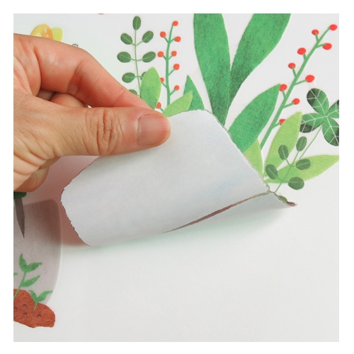 스티커몰 그래픽타일(4매) 플라워포트 CSGT-29