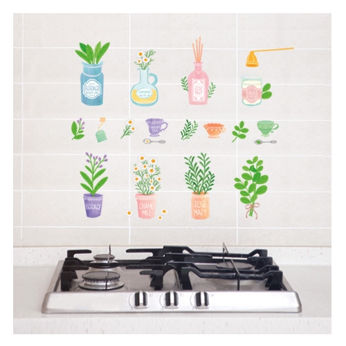 스티커몰 그래픽타일(4매) 허브시리즈 CSGT-30