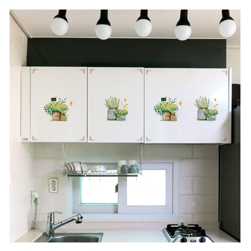 스티커몰 그래픽타일(4매) 에코테라피 CSGT-31