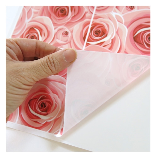 스티커몰 그래픽타일(4매) 장미 CSGT-38