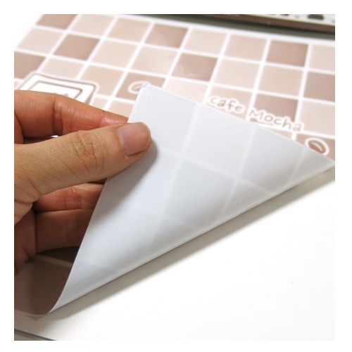 스티커몰 그래픽타일(4매) 커피 CSGT-06