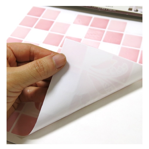 스티커몰 그래픽타일(4매) 꽃 CSGT-08