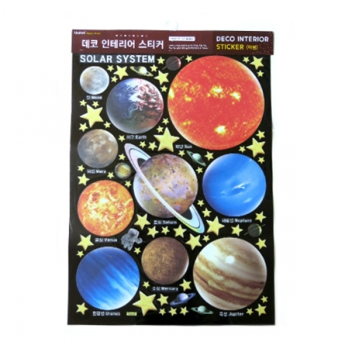 스티커몰 데코야광인테리어 우주탐험 FDS-21201