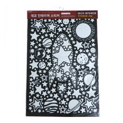 스티커몰 데코야광인테리어 빛나는_우주선 FDS-21205