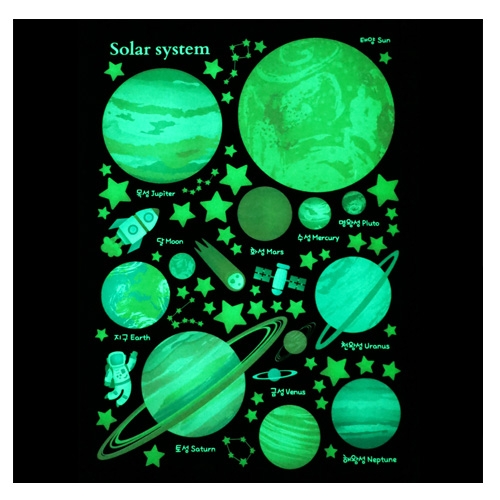 스티커몰 데코야광인테리어 우주탐험대 FDS-21207