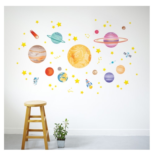 스티커몰 데코야광인테리어 우주탐험대 FDS-21207