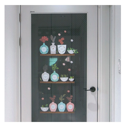 스티커몰 데코인테리어 로맨스화분 FDT-21105