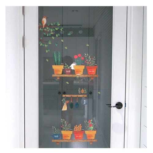 스티커몰 데코인테리어 허브화분 FDT-21106