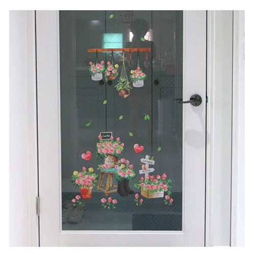 스티커몰 데코인테리어 장미화원 FDT-21108