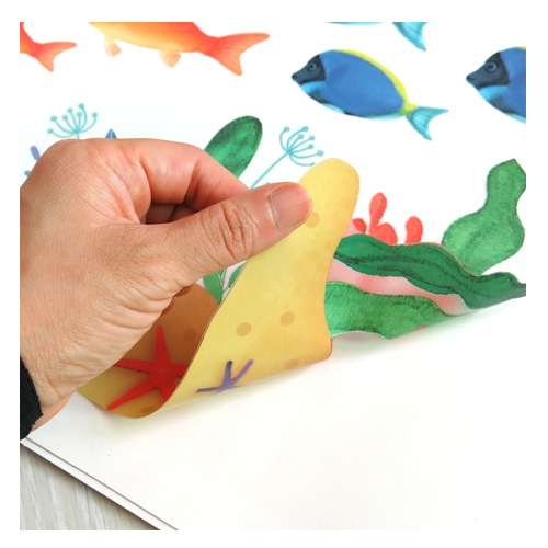 스티커몰 데코인테리어 푸른바다_물고기 FDT-21115