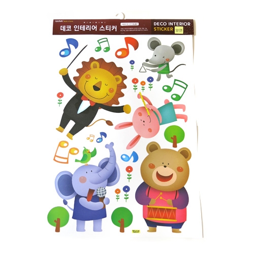 스티커몰 데코인테리어 쿵딱쿵딱음악대 FDT-21120