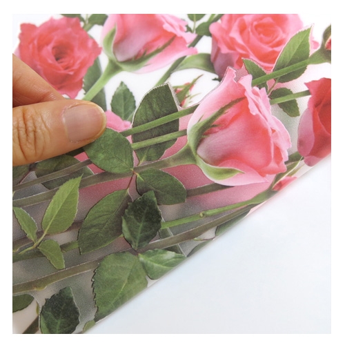 스티커몰 데코인테리어 로즈핑크가든 FDT-21302