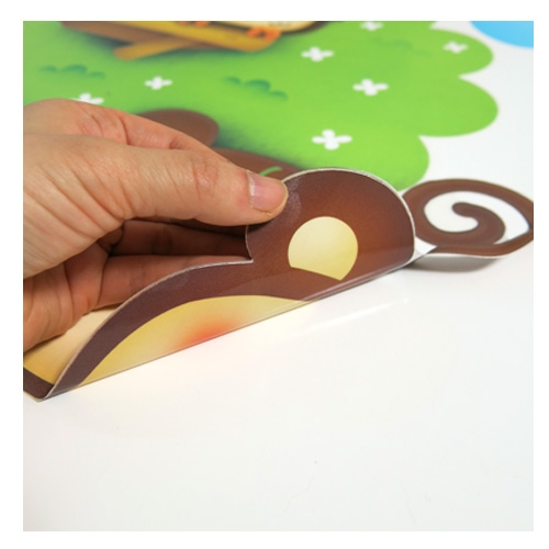 스티커몰 펀빅 동물나무 FDT-2208