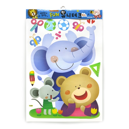 스티커몰 펀빅 NEW동물친구들 FDT-2223AB