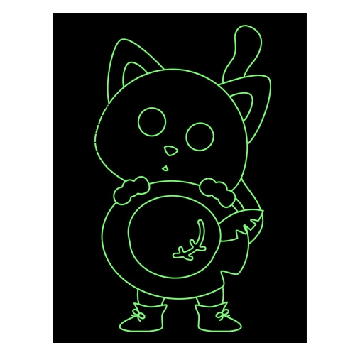 스티커몰 키재기 장화신은고양이 FDT-6352