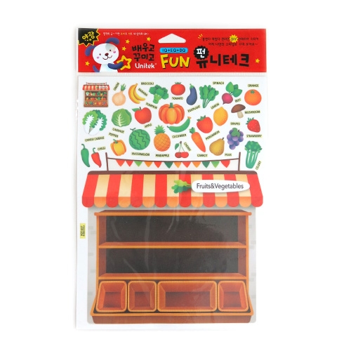 스티커몰 펀 유니테크 과일&야채 FDT-657