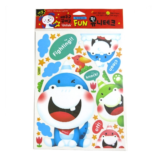 스티커몰 펀 유니테크 공룡친구들 FDT-84044