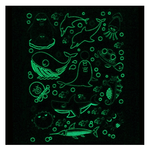 스티커몰 펀 유니테크 바닷속친구들 FDT-842